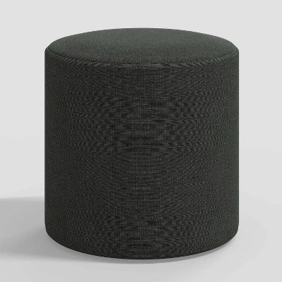 Round Thalia Ottoman Linen - Skyline Furniture 1 Round Thalia Ottoman Linen - Skyline Furniture
