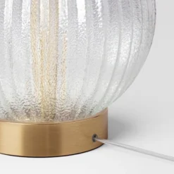 Small Ribbed Glass Lamp Base Clear - Threshold™ 7 Small Ribbed Glass Lamp Base Clear - Threshold™ -Threshold GUEST 3afd392d 594c 4005 9b08 cc2e50aa3c8c