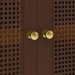 Woven Arched Wood Cabinet - Threshold™ -Threshold GUEST 3b0a1f7d 745e 4f50 8b18 94386aca5429