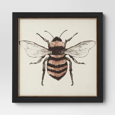 (3pk) 12" X 12" Bees Framed Wall Canvases - Threshold™ 4 (3pk) 12" X 12" Bees Framed Wall Canvases - Threshold™ - Image 4