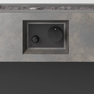 34" Square Liquid Propane Fire Pit - Gray - Threshold™ 3 34" Square Liquid Propane Fire Pit - Gray - Threshold™ - Image 3