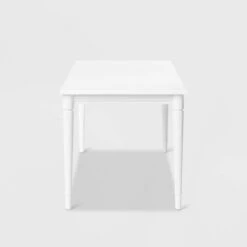 72" Cambridge Farmhouse Fully Painted Turned Leg Rectangular Dining Table White - Threshold™ -Threshold GUEST 3e32cc20 8c10 490b 8c91 0693a68f6fdf