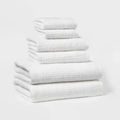 6pc Modern Bath Towels And Washcloths Set - Threshold™ 19 6pc Modern Bath Towels And Washcloths Set - Threshold™ -Threshold GUEST 3ef88610 ecb2 46a3 b326 af5218820255