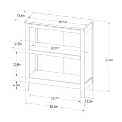 36" Carson 2 Shelf Bookcase - Threshold -Threshold GUEST 3f86ad2c 545e 48ae 8685 3302eab5cded