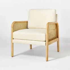 Cane Accent Chair Cream - Threshold™ Designed With Studio McGee -Threshold GUEST 425dab13 ab47 4f03 adfa 872e0793bca3