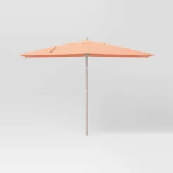 10'x6' Rectangular Market Patio Umbrella - Light Wood Pole - Threshold™ 36 10'x6' Rectangular Market Patio Umbrella - Light Wood Pole - Threshold™ -Threshold GUEST 427598f4 b2c9 461e bcfd 67f89a9a1441