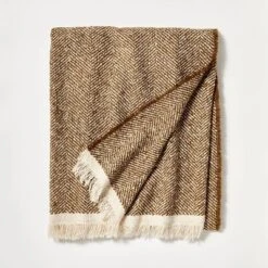 Herringbone Frayed Edges Throw Blanket - Threshold™ Designed With Studio McGee -Threshold GUEST 42c9f33b f230 4f6c ac0e bec2802f98fa