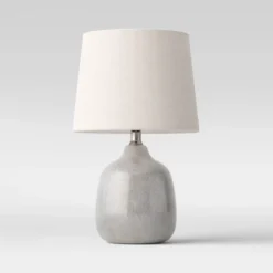 Assembled Ceramic Table Lamp Gray - Threshold™ -Threshold GUEST 43f55026 adf3 4fce aed3 817994ff6d0e