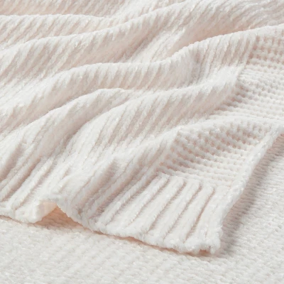 60"x80" Velvet Chenille Bed Throw - Threshold™ 2 60"x80" Velvet Chenille Bed Throw - Threshold™ - Image 2