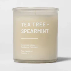 Glass Jar Tea Tree And Spearmint Candle Beige - Threshold™ 8 Glass Jar Tea Tree And Spearmint Candle Beige - Threshold™ -Threshold GUEST 44b883d8 baee 4787 a74c 3d32a16e8b4f