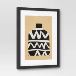 (Set Of 2) 16" X 20" Vase Set I And II Framed Decorative Wall Art Set With Mat - Threshold™ -Threshold GUEST 462d6ff0 2adc 482f 9e97 247bb11f077f