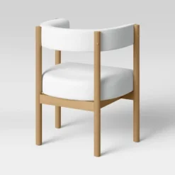 Kenova Upholstered Dining Chair With Wood Dowel Legs Cream - Threshold™ -Threshold GUEST 475c4f31 9f1c 41f8 be66 c4250c814c9e