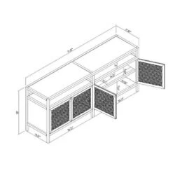 Springville Caned Door TV Stand - Threshold™ Designed With Studio McGee 13 Springville Caned Door TV Stand - Threshold™ Designed With Studio McGee -Threshold GUEST 4767db1b 9dbf 4d97 9af5 725f225f4811