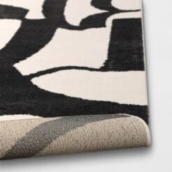 Abstract Inkblot Rug Black/White - Threshold™ -Threshold GUEST 4794689c 040b 444b b960 d50b9ba49a0e