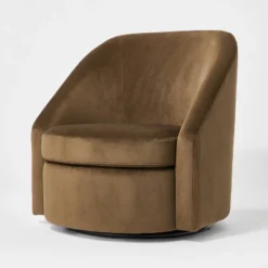 Slope Arm Swivel Chair Velvet - Threshold™ Designed With Studio McGee 12 Slope Arm Swivel Chair Velvet - Threshold™ Designed With Studio McGee -Threshold GUEST 47ae5e38 0ed9 45fc 91bd 246e072ac65c