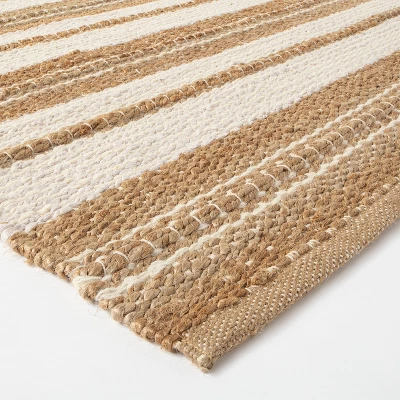 Riverton Striped Jute/Wool Area Rug Tan - Threshold™ Designed With Studio McGee 2 Riverton Striped Jute/Wool Area Rug Tan - Threshold™ Designed With Studio McGee - Image 2