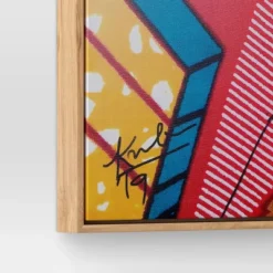 30" X 30" Pattern Portrait By Adekunle Adeleke Framed Wall Canvas - Threshold™ -Threshold GUEST 49b2e441 5288 474d b0bf 3d184c79c530