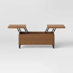 Brookfield Steel Wicker Folding Coffee Table - Threshold™ -Threshold GUEST 4be0d551 ba98 42a1 8c37 626dba6e563c