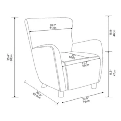 Kessler Wingback Faux Sherling Accent Chair Cream - Threshold™ Designed With Studio McGee 12 Kessler Wingback Faux Sherling Accent Chair Cream - Threshold™ Designed With Studio McGee -Threshold GUEST 4c51f9cd e87e 4874 8672 f098ed2266be