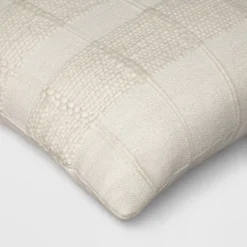Textural Solid Square Throw Pillow Off-White - Threshold™ 6 Textural Solid Square Throw Pillow Off-White - Threshold™ -Threshold GUEST 4d16579b 46b2 433b b8bd 82d8cf5ae1f6