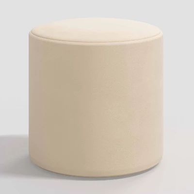 Round Thalia Ottoman In Velvet - Skyline Furniture 11 Round Thalia Ottoman In Velvet - Skyline Furniture - Image 11