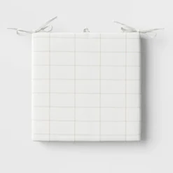 Woven Grid Outdoor Seat Cushion - Threshold™ -Threshold GUEST 4dcef9c9 7378 48c3 b5b4 89c49dd2eaa9