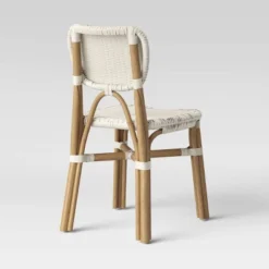 Canton Rattan And Woven Dining Chair White - Threshold™ -Threshold GUEST 4e0bc578 eecb 4781 bfb1 202cab8926ad