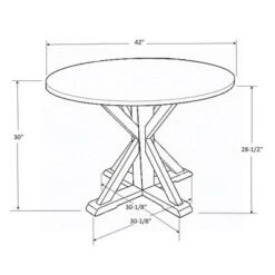 42" Litchfield Round Dining Table - Threshold™ -Threshold GUEST 4e260b1e e098 4c94 aa81 80d76669bb73