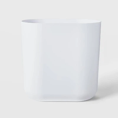 Slim Oval Bathroom Wastebasket - Threshold™ 4 Slim Oval Bathroom Wastebasket - Threshold™ - Image 4