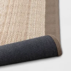 Solid Woven Border Rug - Threshold -Threshold GUEST 510f3c14 dc8f 4812 ad29 8ed9e0962811