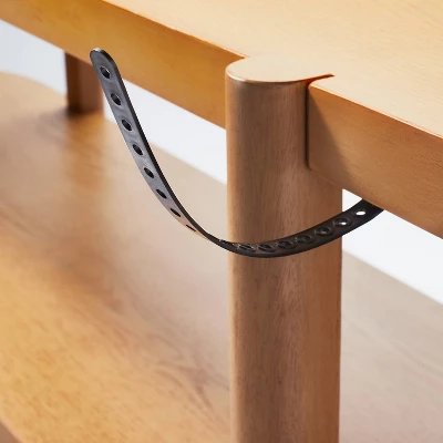 57" Portola Hills 5 Shelf Horizontal Bookcase - Threshold™ Designed With Studio McGee 4 57" Portola Hills 5 Shelf Horizontal Bookcase - Threshold™ Designed With Studio McGee - Image 4