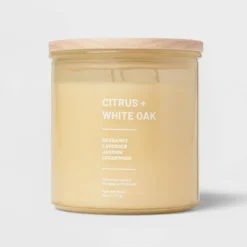 Wellness Jar Citrus And White Oak Candle Yellow - Threshold™ 12 Wellness Jar Citrus And White Oak Candle Yellow - Threshold™ -Threshold GUEST 51de7eb0 bd7c 4e8e b79b 9ae5ec48b1d3