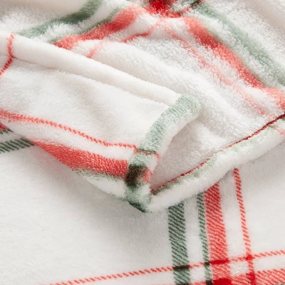 Holiday Print Microplush Bed Blanket - Threshold™ 2 Holiday Print Microplush Bed Blanket - Threshold™ - Image 2