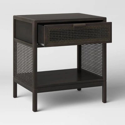 Minsmere Caned Accent Table With Drawer - Threshold™ 2 Minsmere Caned Accent Table With Drawer - Threshold™ - Image 2