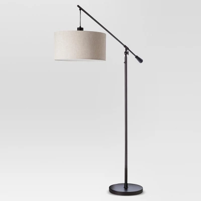 Cantilever Drop Pendant Swing Arm Floor Lamp Brown - Threshold™ 6 Cantilever Drop Pendant Swing Arm Floor Lamp Brown - Threshold™ - Image 6