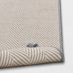 5' X 7' Herringbone Outdoor Rug Ivory/Cashmere Gray - Threshold™ Designed With Studio McGee 5 5' X 7' Herringbone Outdoor Rug Ivory/Cashmere Gray - Threshold™ Designed With Studio McGee -Threshold GUEST 557b60d7 6a54 41fa a341 881c14c0a970