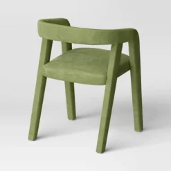 Lana Curved Back Upholstered Dining Chair Olive Green Velvet - Threshold™ -Threshold GUEST 5829fffd dc31 41f9 ba50 53068963bd78