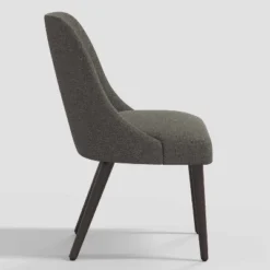 Geller Modern Dining Chair In Textured Linen Zuma - Threshold™ -Threshold GUEST 58ef16f4 9ef2 4c77 8ddd 4ad461c1f90f