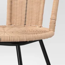 Olivine Rounded Back Woven Counter Height Barstool With Metal Legs Natural - Threshold™ 8 Olivine Rounded Back Woven Counter Height Barstool With Metal Legs Natural - Threshold™ -Threshold GUEST 5949886b 57d5 4406 a52b 22ed21a1051e