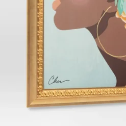 24" X 30" Floral Dream By Nikki Chu Vintage Canvas Board Gold - Threshold™ -Threshold GUEST 5a042000 aaac 4e72 a3dc a07d331687a2