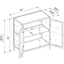 30" Crystal Cove Glass Cabinet Black - Threshold™ Designed With Studio McGee 11 30" Crystal Cove Glass Cabinet Black - Threshold™ Designed With Studio McGee -Threshold GUEST 5b71f51a 7630 42b5 9e09 477102ac59f6