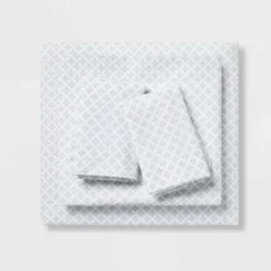 7pc Medallion Comforter Bedding Set With Sheets Blue - Threshold™ -Threshold GUEST 5b827508 e355 4b0a a9b2 2ac239fdbd5c