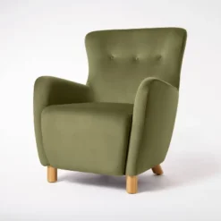 Kessler Wingback Accent Chair Velvet - Threshold™ Designed With Studio McGee 13 Kessler Wingback Accent Chair Velvet - Threshold™ Designed With Studio McGee -Threshold GUEST 5ca7e483 c46e 4eca 92d8 d4073dc6f749