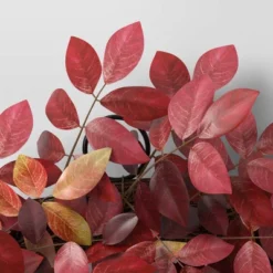 Extra Large Leaf Wreath Red - Threshold™ -Threshold GUEST 5e6b4849 8d34 4657 a87e 78ecf0f9cf4c