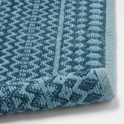 20"x32" Mixed Texture Chenille Bath Rug Teal Blue - Threshold™ 5 20"x32" Mixed Texture Chenille Bath Rug Teal Blue - Threshold™ -Threshold GUEST 5f518d55 c95d 450d 8e28 f9ed439cc95f