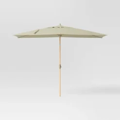 10'x6' Rectangular Market Patio Umbrella - Light Wood Pole - Threshold™ 39 10'x6' Rectangular Market Patio Umbrella - Light Wood Pole - Threshold™ -Threshold GUEST 5fb33983 be50 4af3 8602 ec3479445938