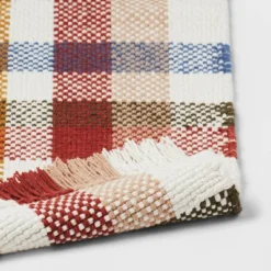 20"x34" Multi-Plaid Woven Pet Tapestry - Threshold™ -Threshold GUEST 5fe9a302 0d86 4326 a6ff 7a443548e11e
