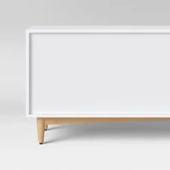 Organic Caned TV Stand For TVs Up To 65" White - Threshold™ -Threshold GUEST 6064e0fb 4847 48a7 8be0 7066a2d504f6