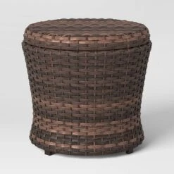 Halsted 5pc Wicker Small Space Patio Furniture Set - Threshold 20 Halsted 5pc Wicker Small Space Patio Furniture Set - Threshold -Threshold GUEST 6365b724 e195 4ec0 829a 4e2251684c3a