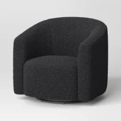 Aveline Large Scale Faux Shearling Swivel Chair - Threshold™ 8 Aveline Large Scale Faux Shearling Swivel Chair - Threshold™ -Threshold GUEST 63bd0d79 b97c 4583 a4df 36573807729d